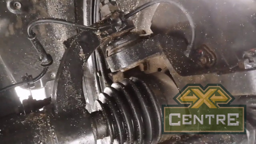 Пыльник ШРУСа УАЗ Патриот 2019, УАЗ Профи (полиуретан, чёрный)