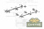 Крепеж для корзины РИФ 1200x2100 Toyota Land Cruiser Prado 150 комплект