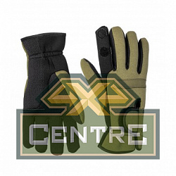 Перчатки рыбацкие HELIOS неопрен, хаки размер L