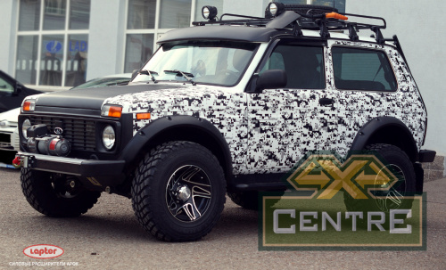 Расширители арок Lapter на ВАЗ-2121 LADA NIVA 4×4 3D  под не резанные арки ТКН-21С