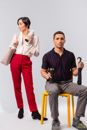 Термос LE BATON, 500 мл, черный/золото