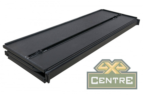 Крышка кузова Toyota Hilux Vigo 2005-2013, трёхсекционная, алюминиевая, черная