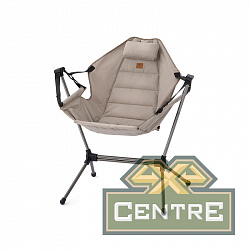 Кресло туристическое Naturehike складное, бежевое, до 120 кг