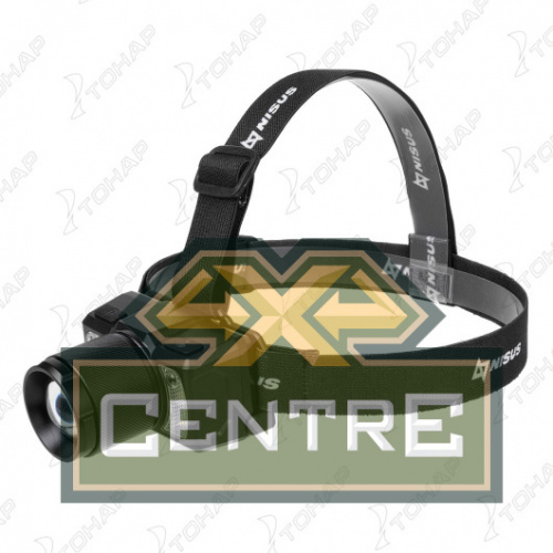 Фонарь налобный NISUS сенсорный 800 LM, IP43, USB