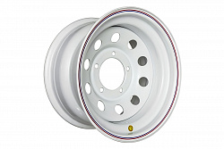 Диск OFF-ROAD Wheels УАЗ стальной белый 5x139,7 8xR15 d110 ET-3 (круг)