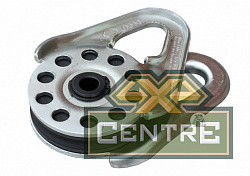 Блок усиления (полиспаст) под синтетический трос 10 мм/9 т , серый