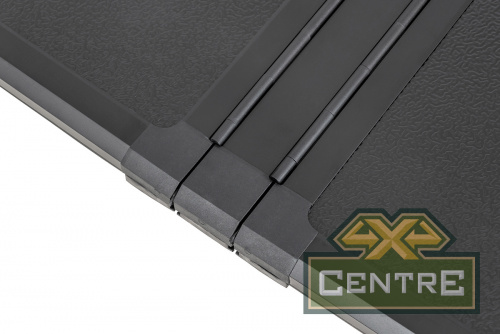 Крышка кузова Dodge Ram 2019, трёхсекционная, алюминиевая, черная (5,8 ft)