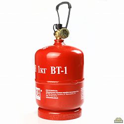 Баллон газовый стальной GZWM LPG BT-1, 2,4 л.