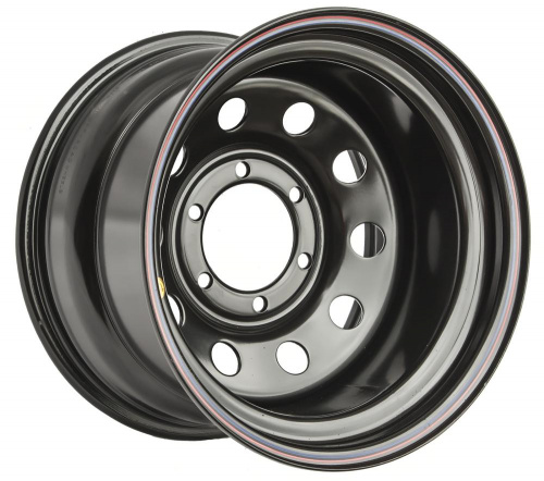 Диск OFF-ROAD-WHEELS Toyota/Nissan стальной черный 6x139,7 10xR15 d110 ET-44 (круг. отв.)