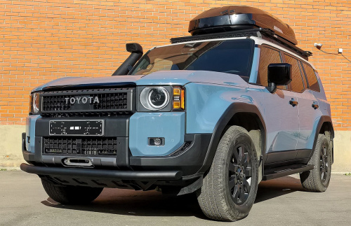 Бампер РИФ силовой передний Toyota Land Cruiser Prado 250 c защитой радиатора