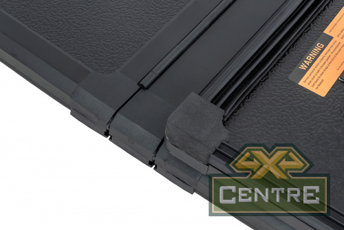 Крышка кузова Dodge Ram 2019, трёхсекционная, алюминиевая, черная (5,8 ft)