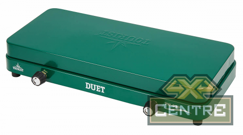 Плита газовая TOURIST DUET, портативная двухконфорочная, под бытовой газовый баллон