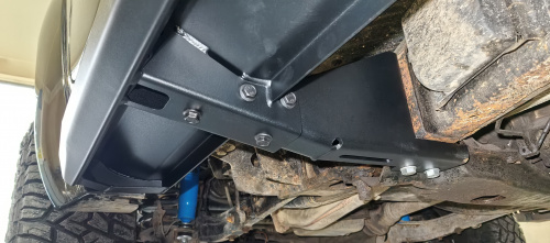 Пороги РИФ силовые Nissan Patrol Y61 2004+ (MКПП)