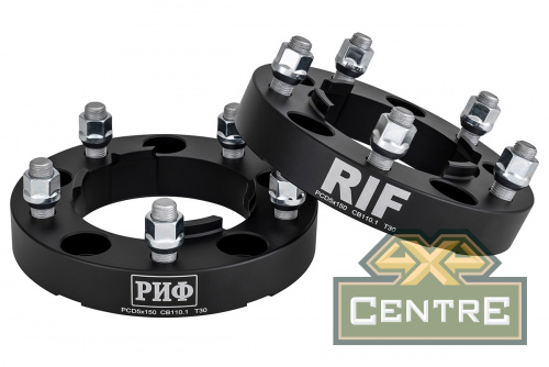 Проставки колёсные РИФ 5x150, ЦО 110,1 мм, толщина 30 мм, 14x1,5 Toyota Land Cruiser 100/105/200 (2 