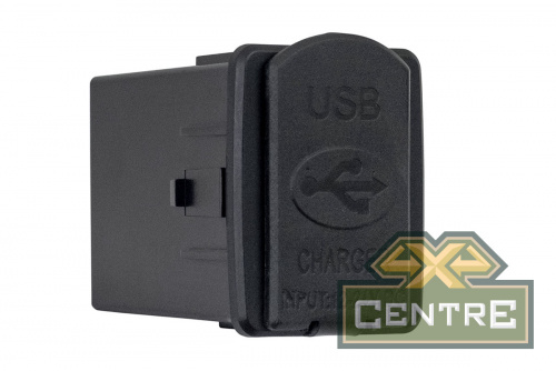 Розетка USB 2 QC 3.0 с вольтметром для Nissan 30x22х38