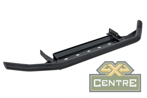 Бампер РИФ силовой передний Toyota Hilux 2020+, установка с площадкой под лебедку