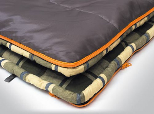 Мешок спальный кемпинговый ALEXIKA SIBERIA Wide Plus (одеяло) оливковый, правый
