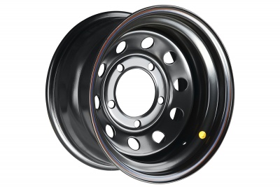 Диск OFF-ROAD Wheels Land Rover стальной черный 5x165.1 8xR16 d125 ET-24 (круг. отв.)