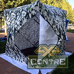 Палатка для зимней рыбалки (220x220x215 см, дуги 11мм) Камуфляж