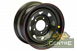 Диск OFF-ROAD-WHEELS УАЗ стальной черный 5x139,7 10xR15 d110 ET-44 (треуг. мелкий)