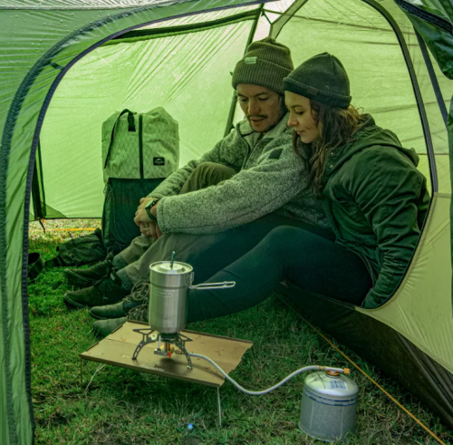 Палатка Naturehike Opalus 2-местная, алюминиевый каркас, зеленый