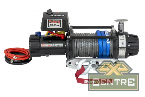 Лебёдка автомобильная электрическая 12V Runva 9500 lbs 4350 кг влагозащищенная, комбинированный росп
