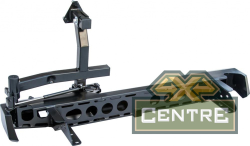 Бампер РИФ задний VW Amarok с квадратом под фаркоп и калиткой