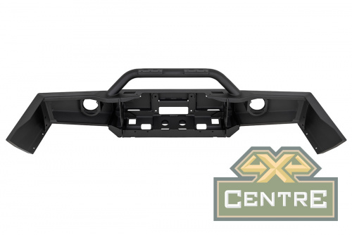 Бампер РИФ силовой передний JAC T6, SOLLERS ST6 под штатные фары, с центральной защитной дугой, стан