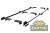 Крепеж для корзины РИФ 1200x2100 Toyota Land Cruiser 100/105 комплект