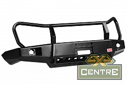 Бампер РИФ передний для ГАЗ Соболь с доп. фарами и защитной дугой, лифт 50 мм