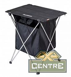 Стол туристический Naturehike алюминиевый, складной, 56,5х45х62 см, с сумкой для посуды, черный