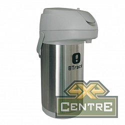 Термос BTrace с пневмонасосом 3500 мл, серебристый