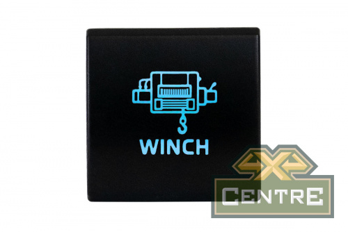 Кнопка ВКЛ/ВЫКЛ, голубой, WINCH POWER TOYOTA 22x22
