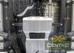 Защита РК алюминий 6 мм Toyota Fortuner, V - 2.7, 2.8D, 4WD (2017+)/ Toyota Hilux (15+) Euro 6