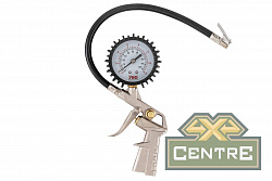 Пистолет для подкачки колес с манометром РИФ от 0 до 7 атм.