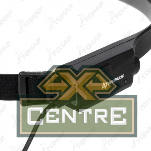 Фонарь налобный NISUS сенсорный LED-120 LM, COB-340 LM, IPX4, USB