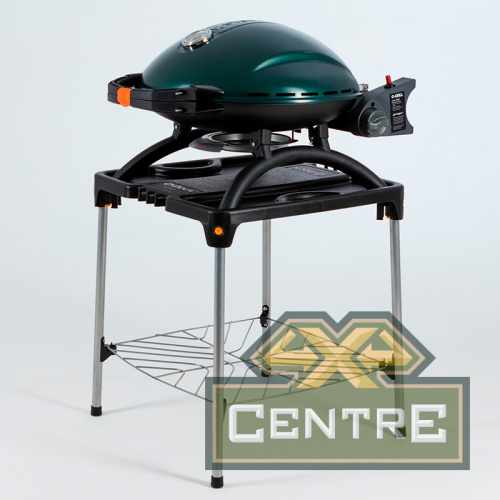 Гриль газовый O-GRILL 900МT bicolor черный-зеленый (в комплекте адаптер тип А)