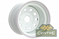 Диск OFF-ROAD Wheels  JEEP стальной белый 5х114,3 10xR15 d84 ET-50 (круг. мелкий)