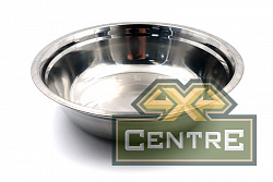 Миска "СЛЕДОПЫТ" нержавеющая сталь, высокие края, d - 27 см, h - 7,4 см, 2800 мл