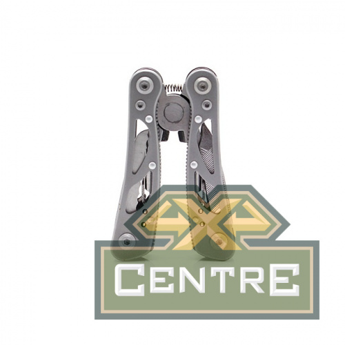 Мультитул "Ganzo", 73x73х13 мм, 11 предметов, цв.серый