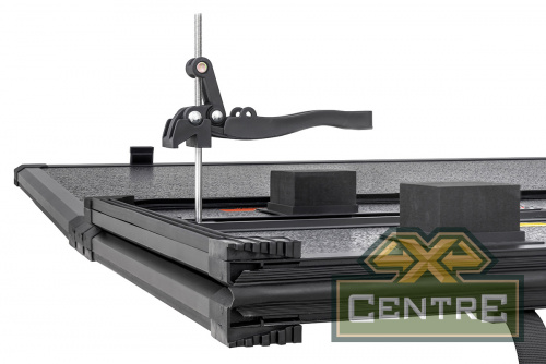 Крышка кузова Dodge Ram 2019, трёхсекционная, алюминиевая, черная (5,8 ft)