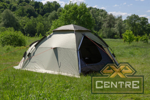 Палатка-автомат туристическая Maverick Comfort Solar Control (светло-коричневый / зеленый)