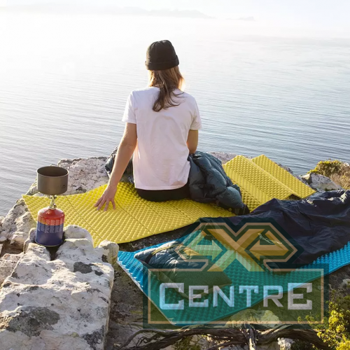 Коврик туристический Naturehike 187х56х2,5 см. IXPE, голубой, с утяжками