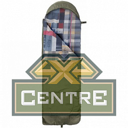 Мешок спальный Helios OLYMPUS 400 (210х70, холлофайбер, зеленый/город), (ТК: +10°C)