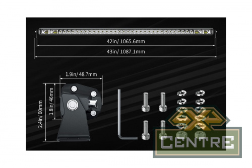 Светодиодная фара комбинированного света AURORA 1016 мм 200W LED