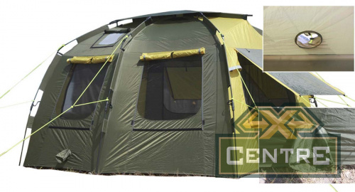 Палатка автомат всесезонная 4 Season Thermal, цвет хаки/желтый