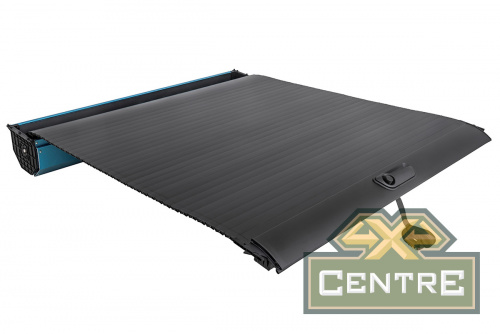 Крышка кузова Toyota Hilux 2015+, роллета раздвижная, алюминиевая, черная