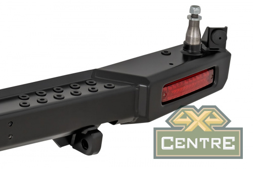 Бампер РИФ силовой задний УАЗ Буханка с фонарями, калиткой, возможностью установки фаркопа, стандарт