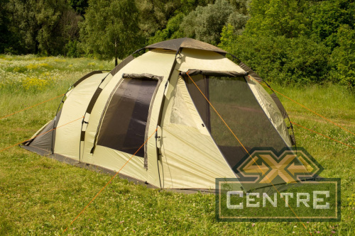 Палатка-автомат кемпинговая Maverick Family Comfort (бежевый / коричневый)