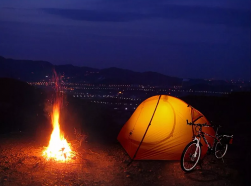 Палатка Naturehike Cycling Si 1-местная, алюминиевый каркас, сверхлегкая, оранжевый